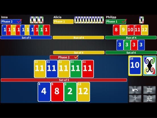 Phase Rummy Plus card game screenshot 2