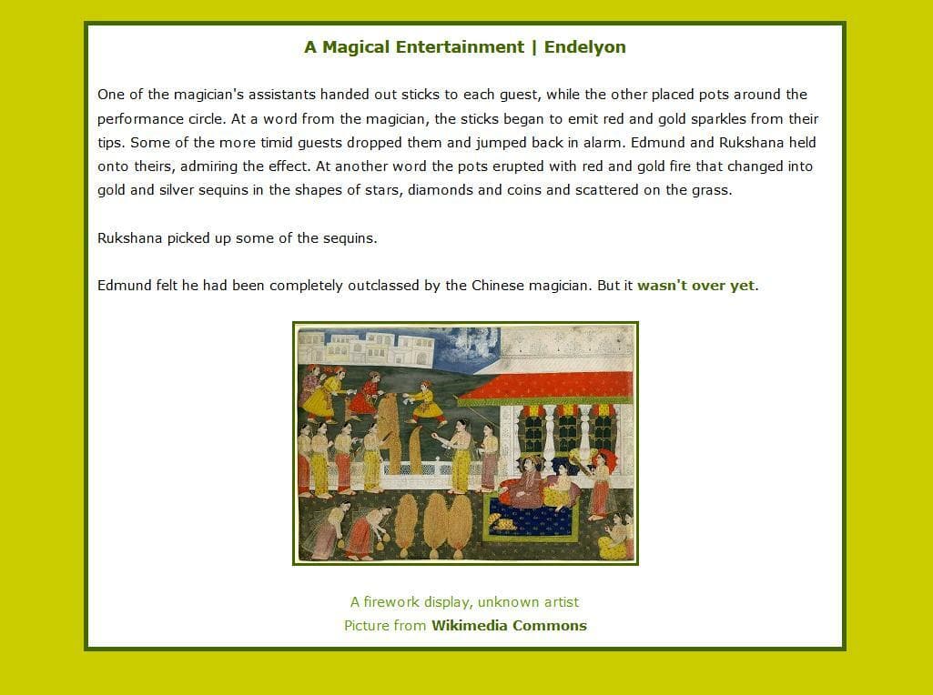 A Magical Entertainment