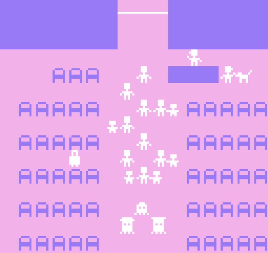 ghosts in an airport
