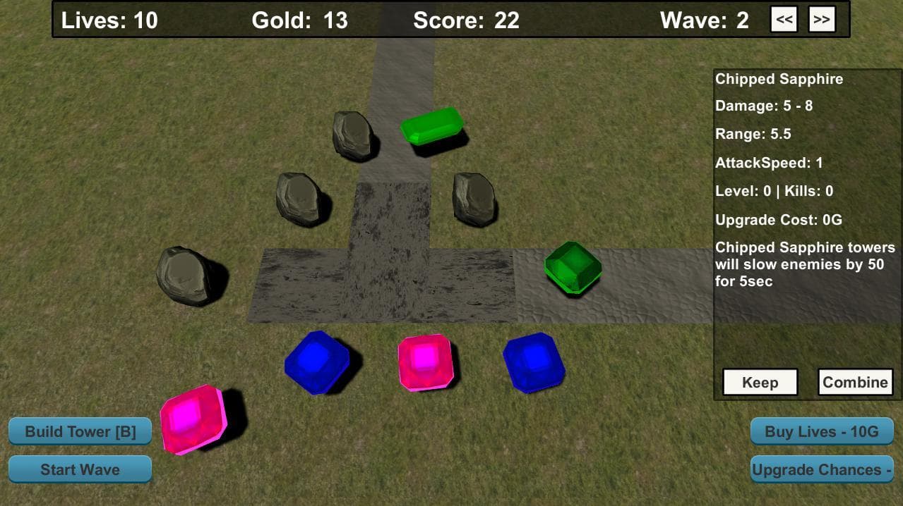 Gem Tower Defense (itch) screenshot 4