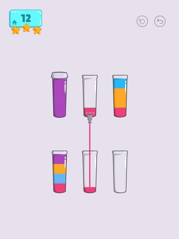 Cups - Water Sort Puzzle screenshot 4