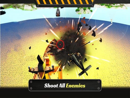 Gunship Helicopter Battle 2017: Air Fighter 3D screenshot 2
