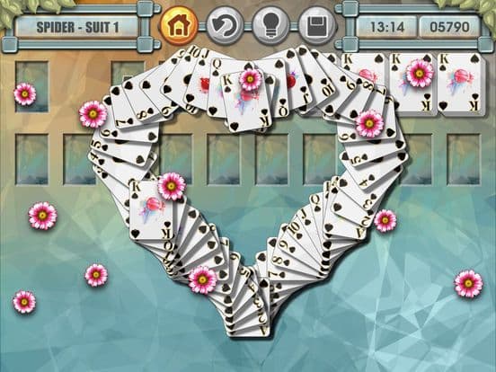 Spider Solitaire Hearts & Spades Patience screenshot 3