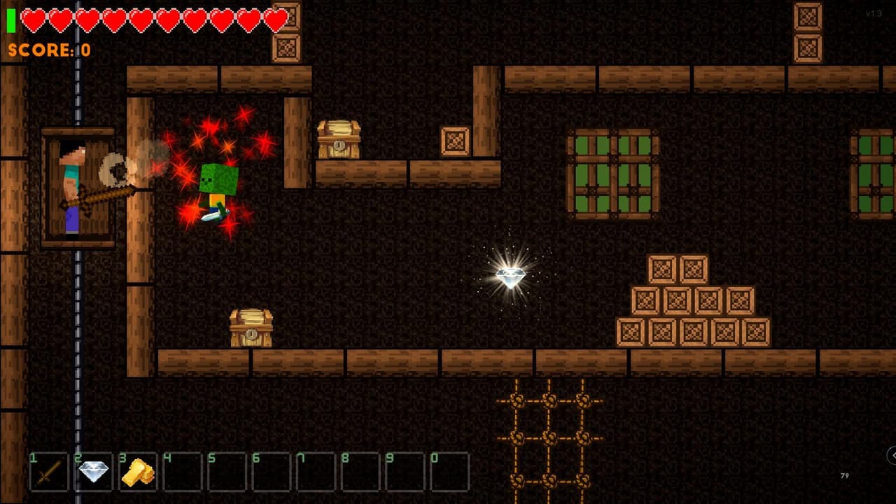 Noob vs Zombies - Forest biome screenshot 4