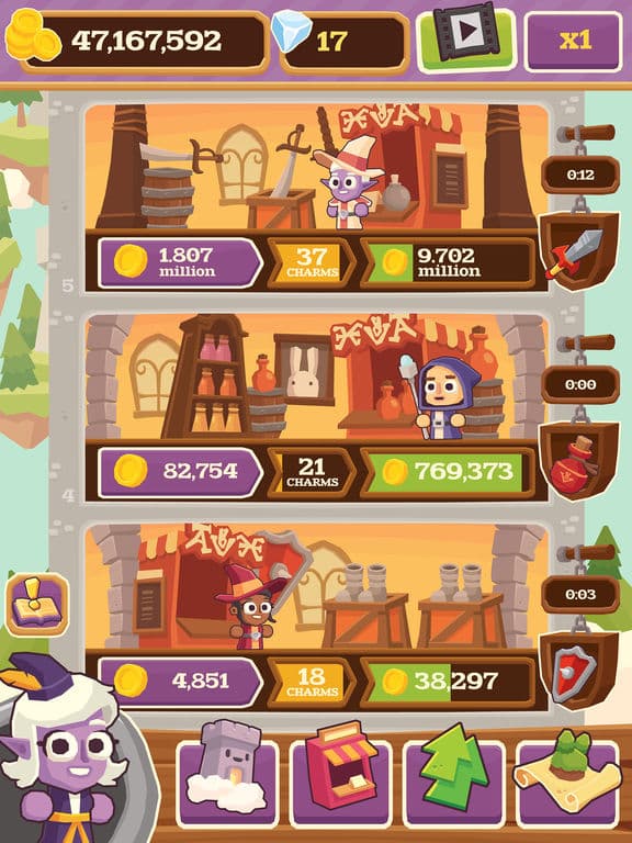 Charming Keep - Collectable Tower Tapper screenshot 3
