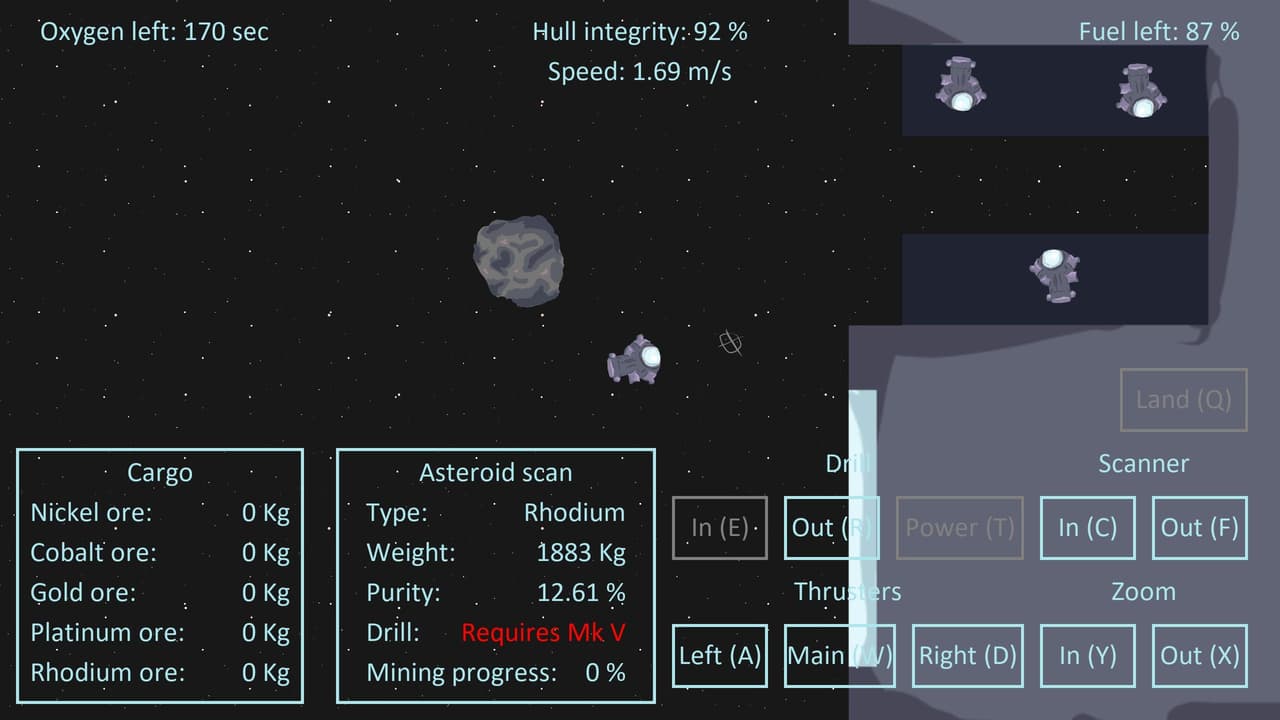 Asteroid Mining Simulator screenshot 2