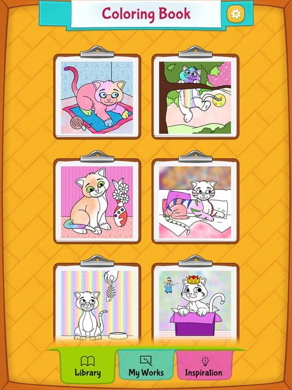 Kitty Cat Coloring Pages