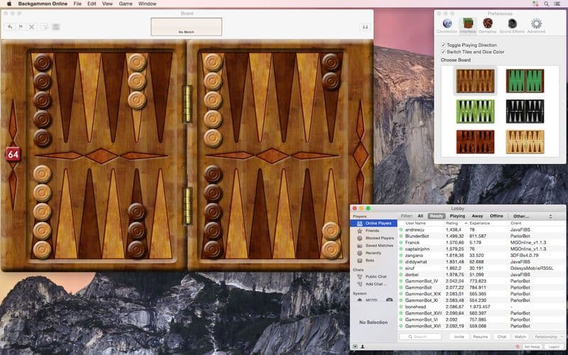 Backgammon Online screenshot 2