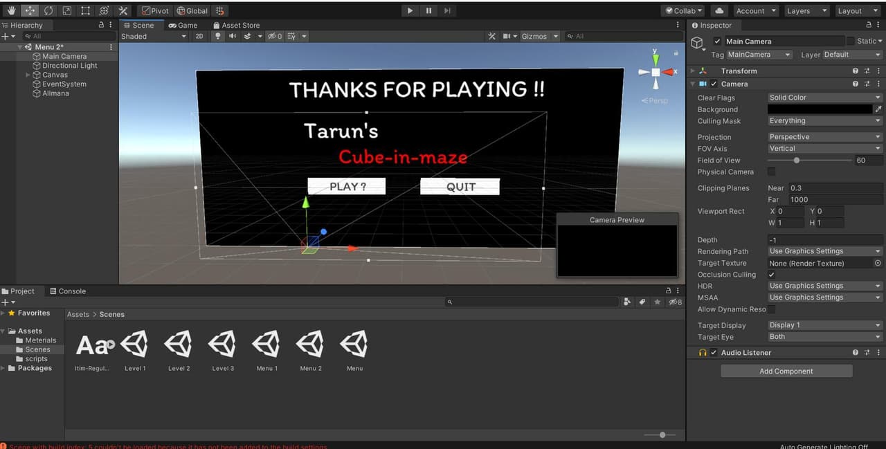 Cube-in-maze screenshot 3