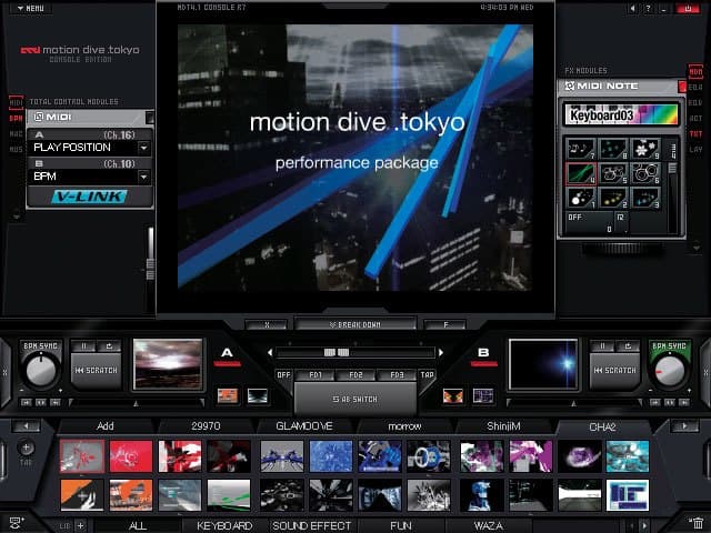 Leap Motion 3D Jam Future DJ\VJ Virtual Fan Experiences screenshot 2