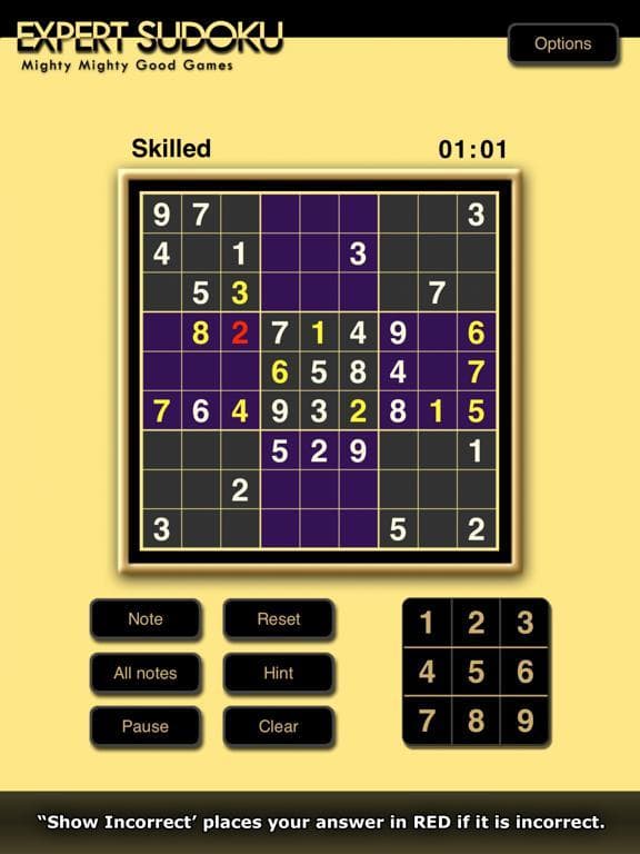 Expert Sudoku HD screenshot 3