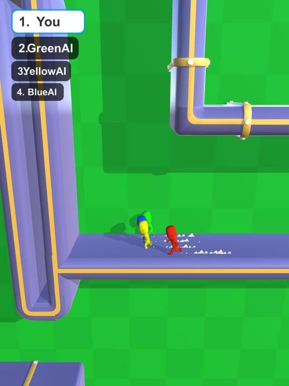 Color Man Race - Parkour Flip