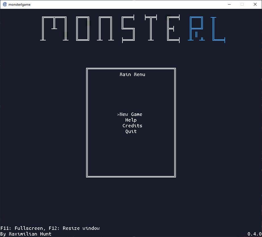 MonsteRL screenshot 2