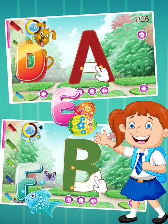 ABC Alphabet Tracing Writing Letters 123 Learning screenshot 3