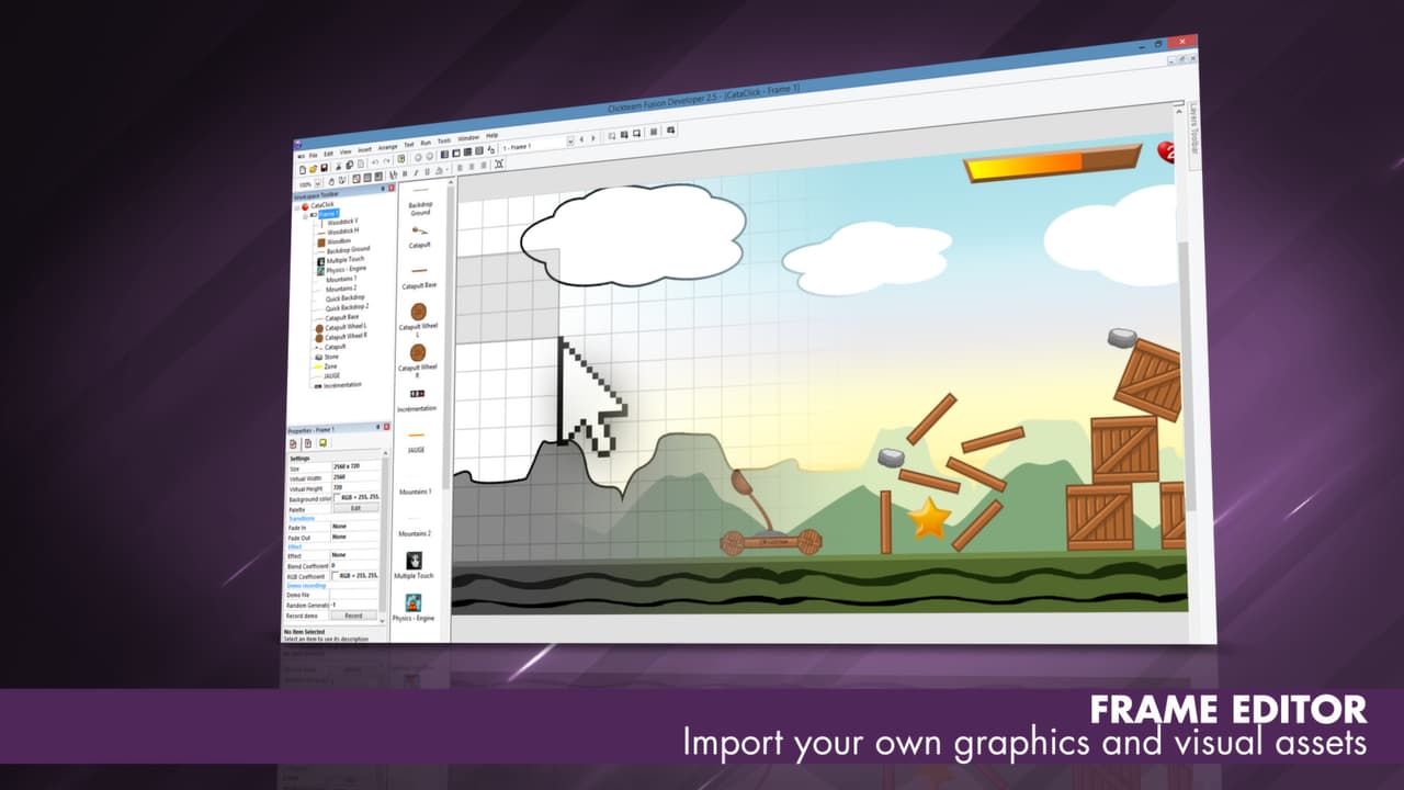 Clickteam Fusion 2.5 Free Edition screenshot 2