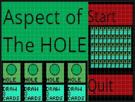 Aspect of the Holes