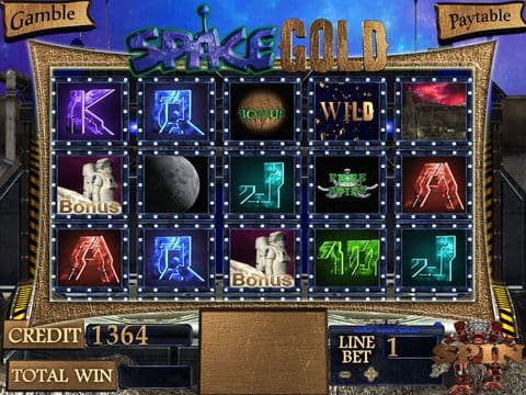 SPACE GOLD SLOT MACHINE screenshot 2