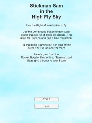 Stickman Sam in the High Fly Sky screenshot 3