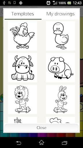 Animals coloring book screenshot 4