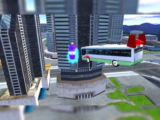 Flying School Yearn Bus: Drive Voodoo Vehicle screenshot 3