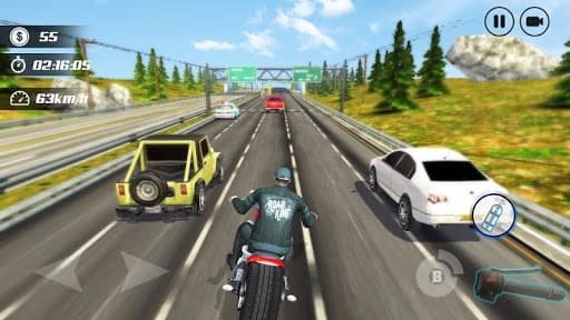 Highway Moto Rider - Traffic Race screenshot 4