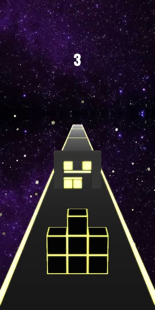 Cubes Havoc Neon (Android) screenshot 2