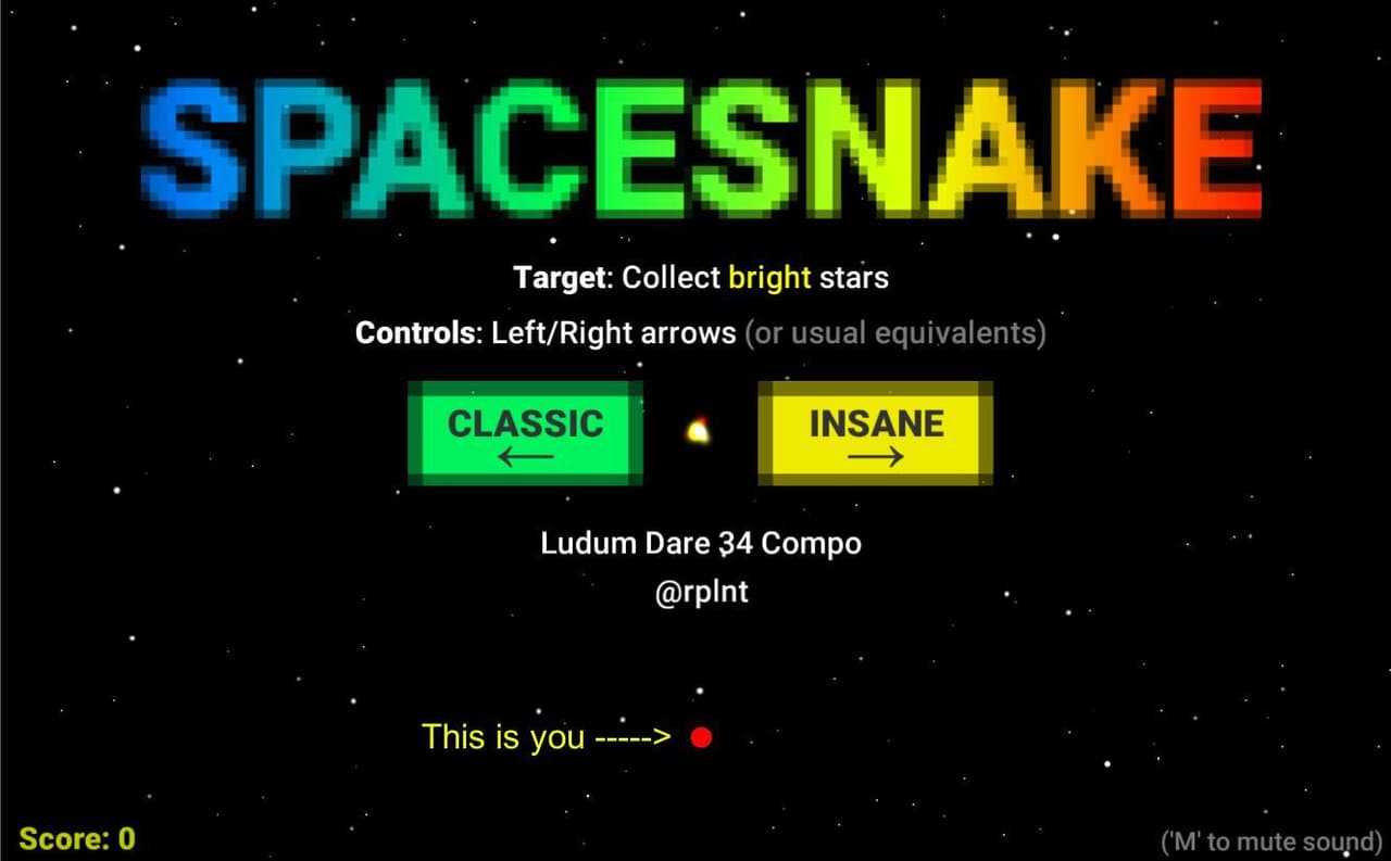 Space Snake (ozerogames) screenshot 2
