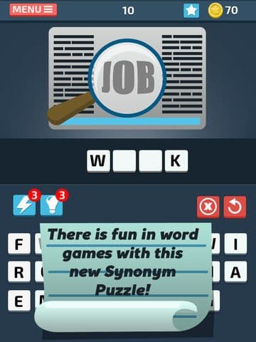 Synonyms Word Game screenshot 2