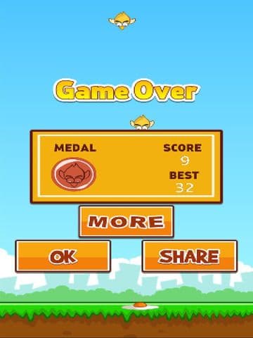 Happy Bird Fall Down screenshot 4