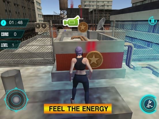 Parkour Stunt Girl Running Pro