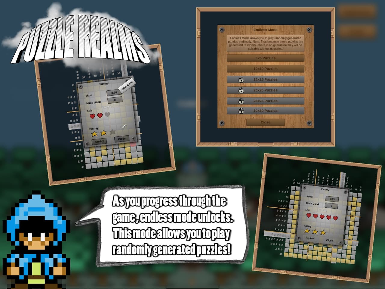 Puzzle Realms: A Cursed World Demo