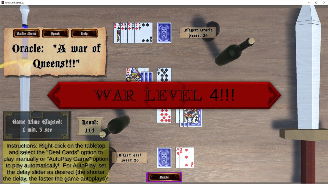 WAR Card Game_uvr screenshot 6