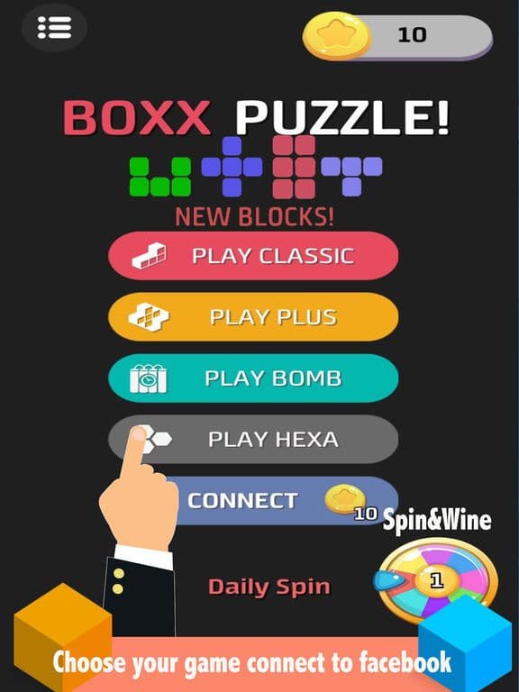 BOX X ! Fit It Hexa Word Puzzle Game screenshot 4