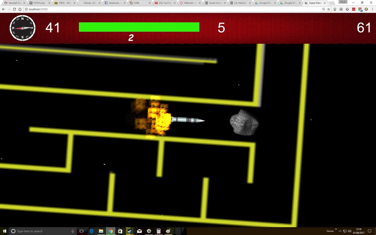 Space Maze (itch) (georeb) screenshot 2