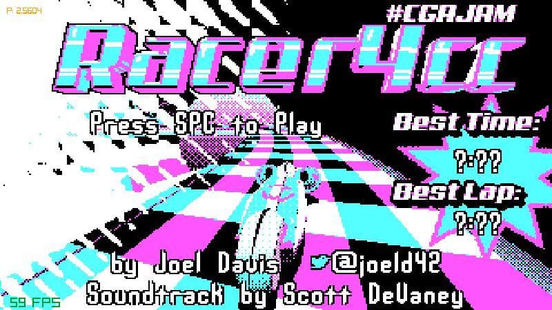 Racer4cc - CGAJAM screenshot 2