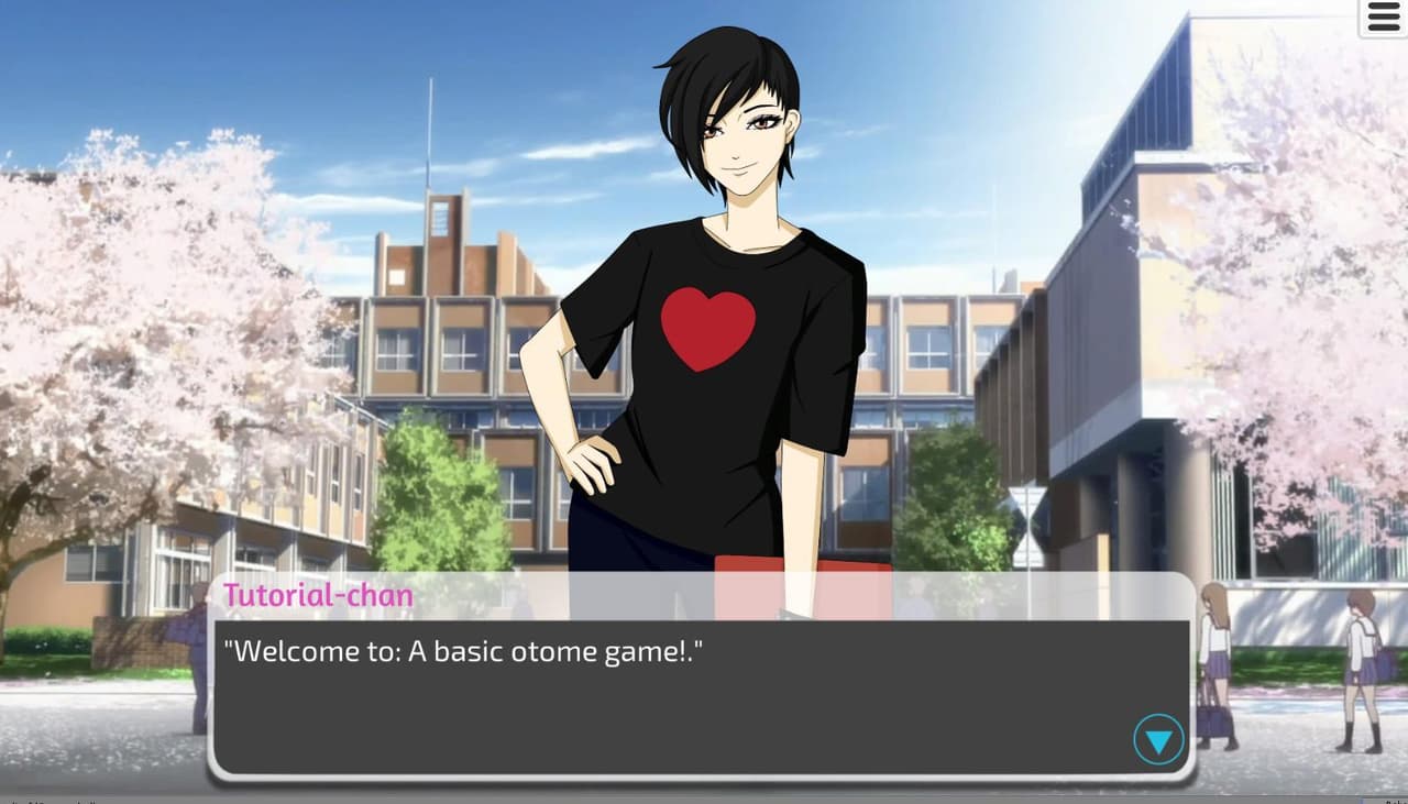 A basic Otome game! screenshot 3