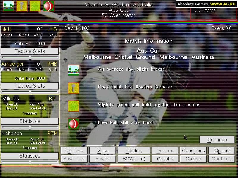 Michael Vaughans Championship Cricket Manager screenshot 6