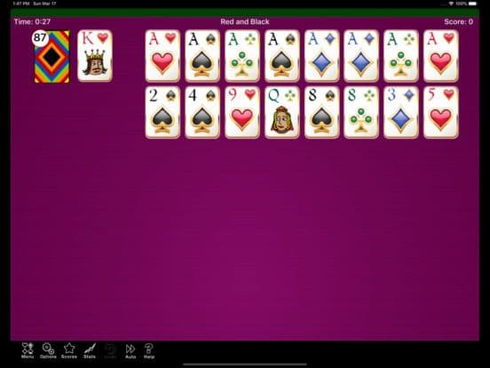 Red and Black Solitaire screenshot 4