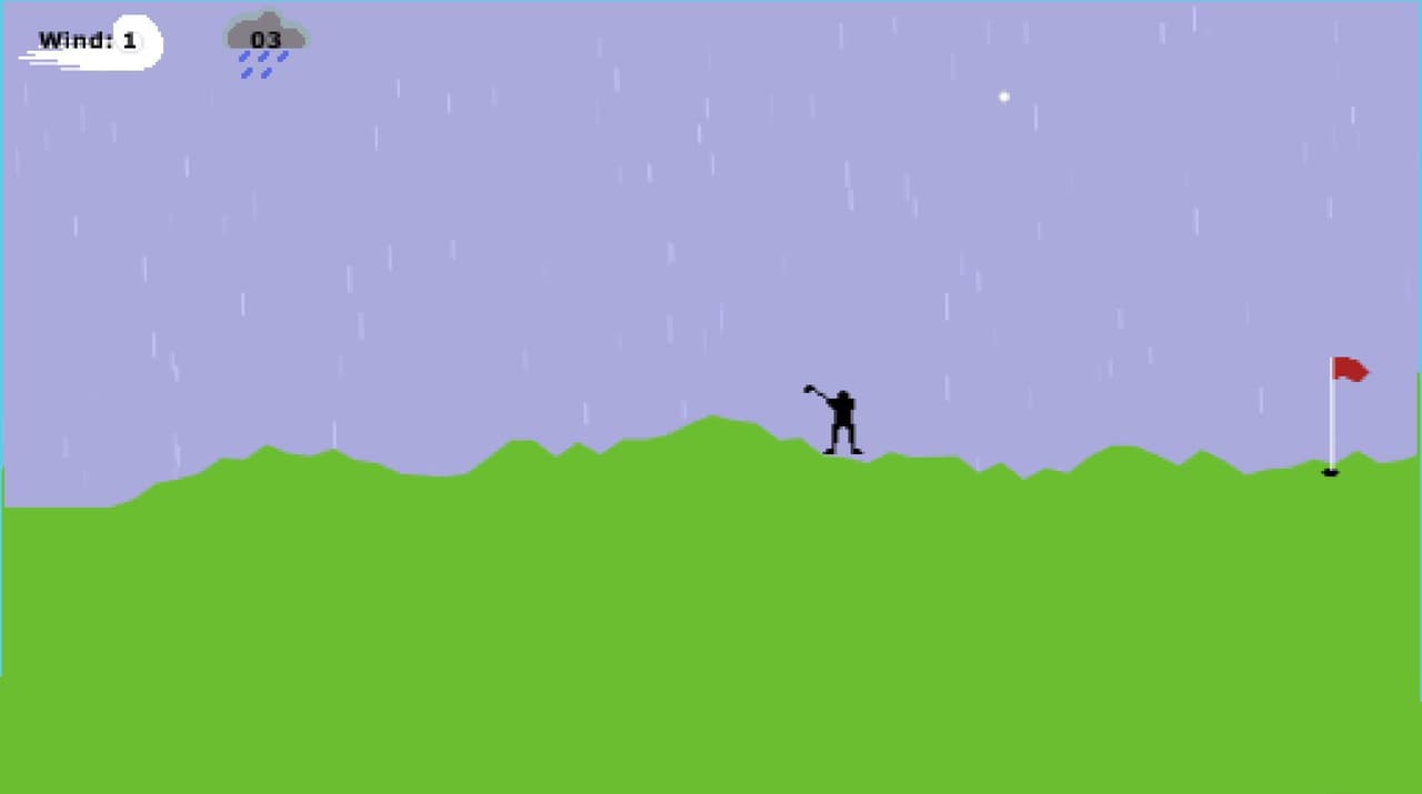 Bad Weather Golfing