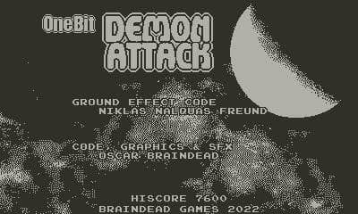 OneBit Demon Attack (Playdate)