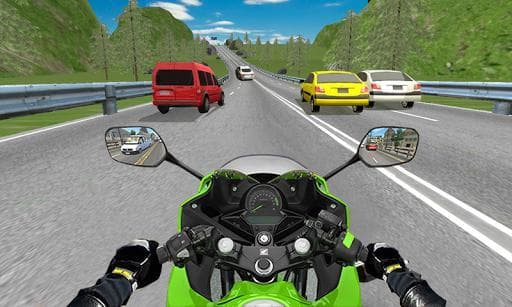 Racing In Moto Traffic Stunt Race screenshot 3