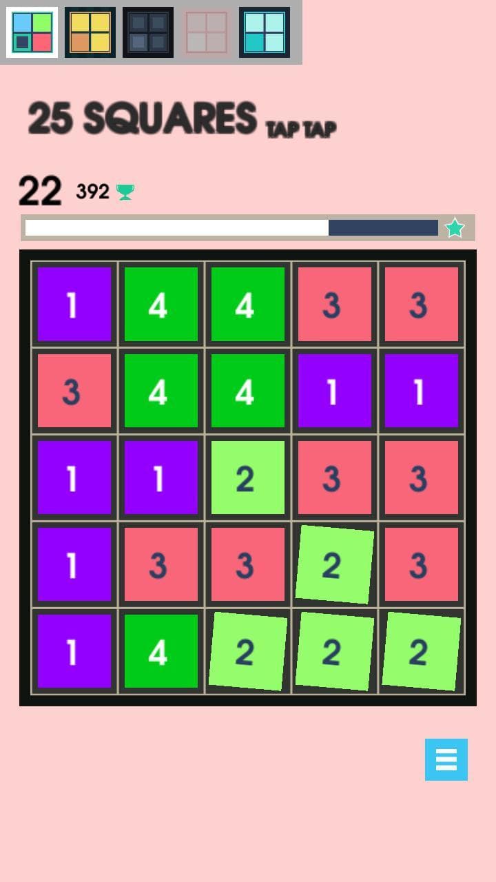25 Squares - Tap Tap screenshot 6