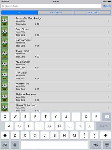 Match Attack 14/15 Card Collection Organiser for Match Attax Cards screenshot 3