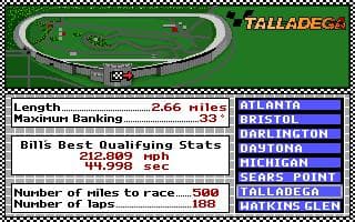 Bill Elliotts NASCAR Challenge screenshot 4
