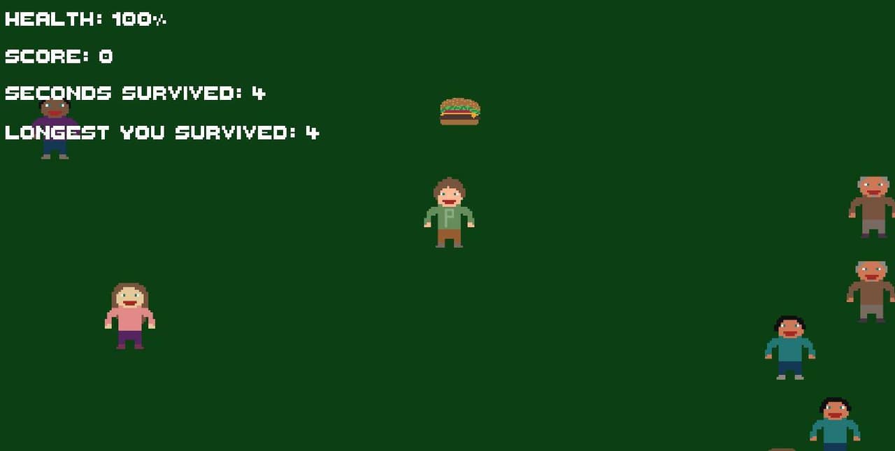 Junk Food Dodger | BlackThornProds Game Jam screenshot 3