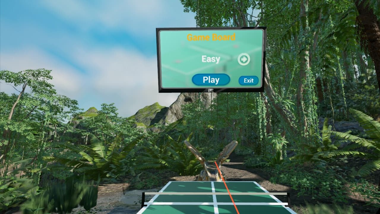 VR Dinosaur Pingpong screenshot 5