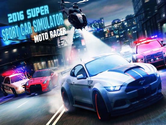 2016 Super Sport Car Simulator - Moto Racer PRO screenshot 2