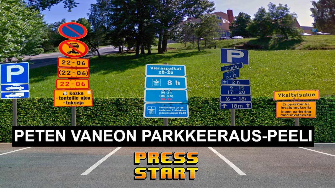 Peten Vaneon parkkeeraus-peeli