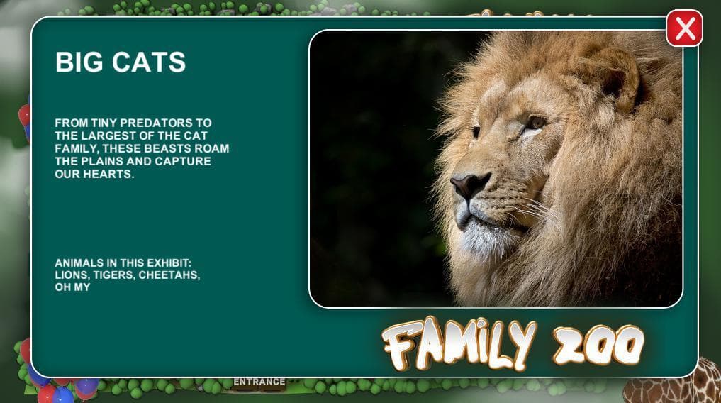 Family Zoo Interactive Map