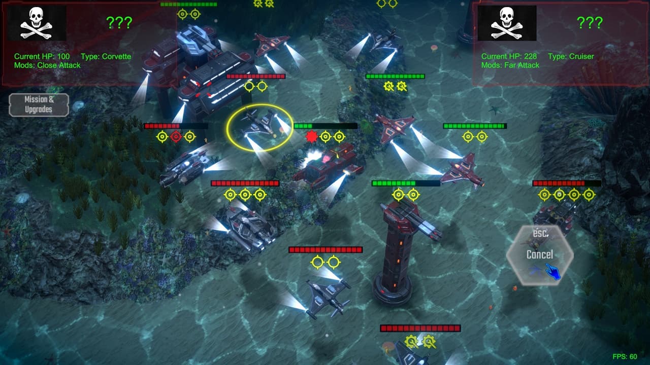 Underwater Wars (itch) screenshot 2